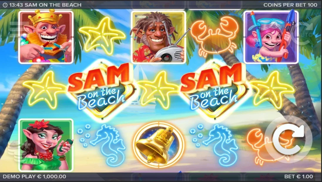 Sam on the Beach by ELK Studios